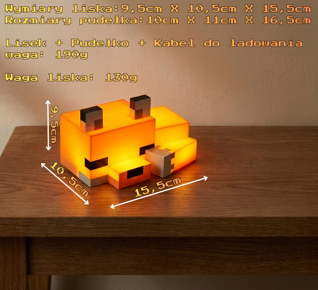 Lisek - Pixelowa Lampka